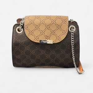 Nine West Brown and Tan Crossbody Bag